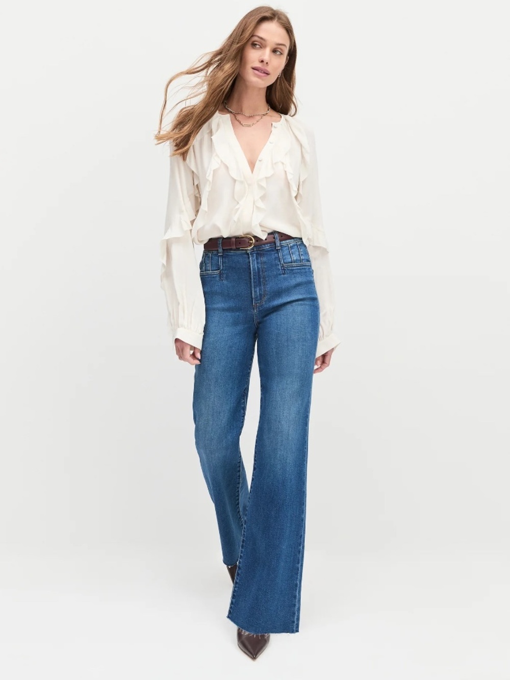 Favorite Daughter the Jordie super high rise straight jean size 27